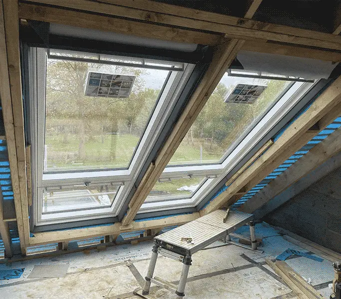 Velux new roof window
