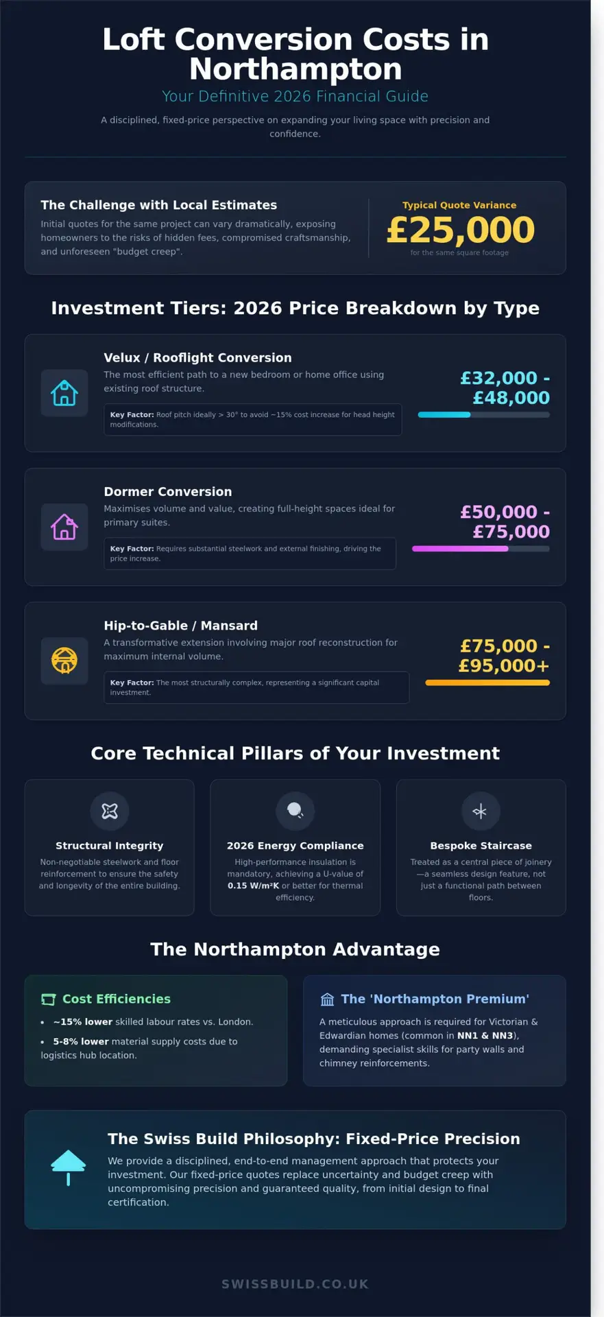 Loft Conversion Cost Northampton: The 2026 Precision Budgeting Guide