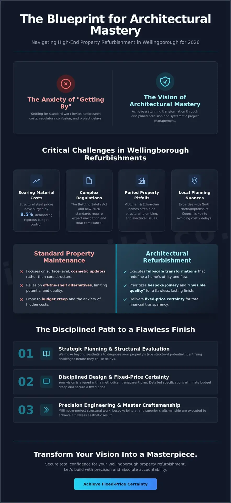 Property Refurbishment Wellingborough: The 2026 Guide to Bespoke Architectural Excellence